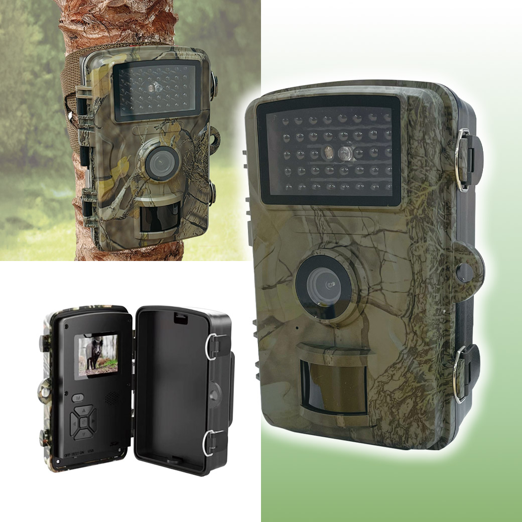 モニター搭載赤外線防犯カメラ