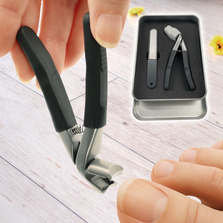 らくらく足用爪切り やすり付き