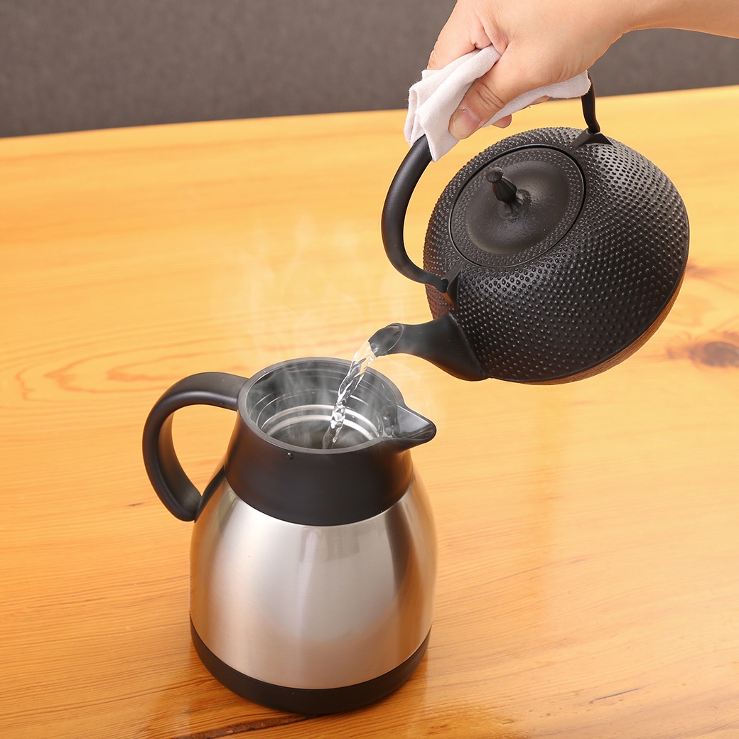 南部鉄器 丸あられ 鉄瓶 1.2L