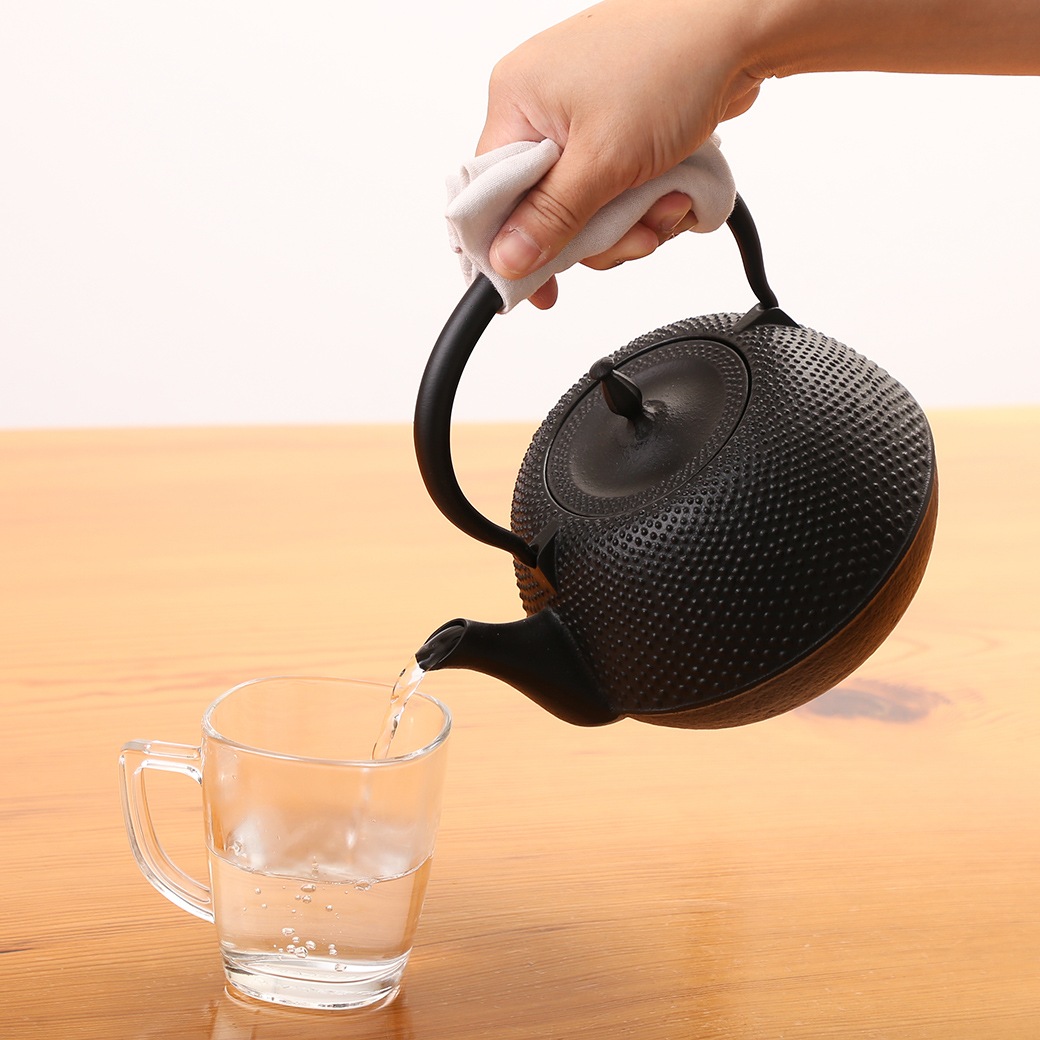 南部鉄器 丸あられ 鉄瓶 1.2L