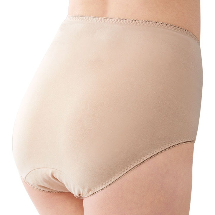 綿混深丈スタンダード安心ショーツ4色組 同サイズ M~LL