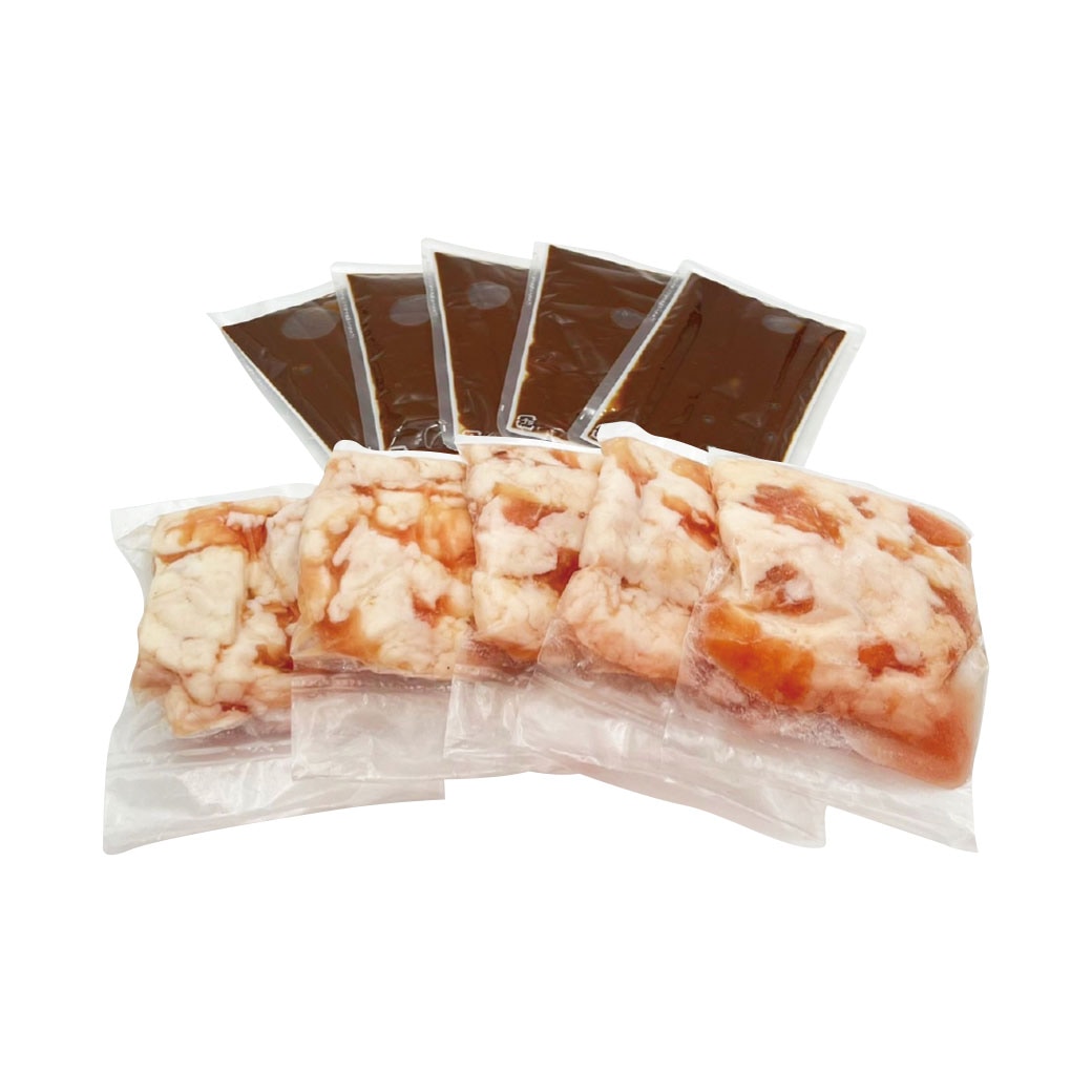 博多もつ鍋セット ちゃんぽん麺5袋付き 10人前