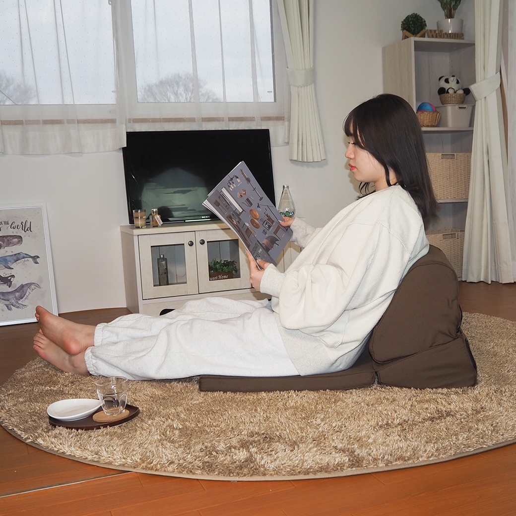 アキレス ごろ寝クッション テレビ枕 AK-TV BR｜ファミリー・ライフ