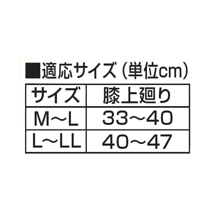 うす楽スイスイインナー膝ベルト2枚組 同サイズ