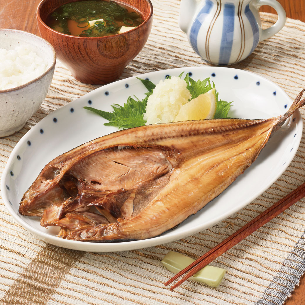 北海道産大型開き真ほっけ干物 3袋6枚