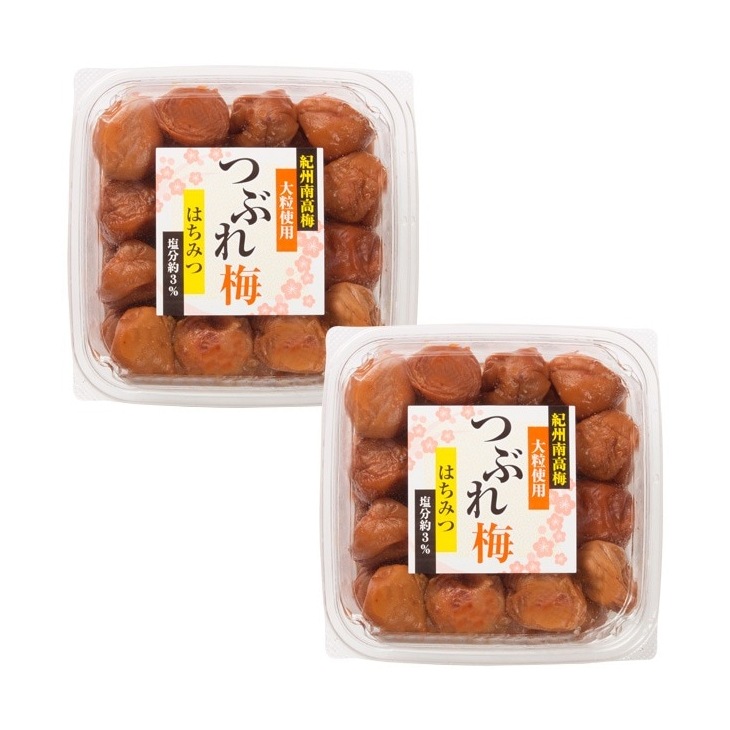紀州南高梅大粒減塩つぶれ梅 梅干し 塩分約3％ 4kg 1kg×4パック