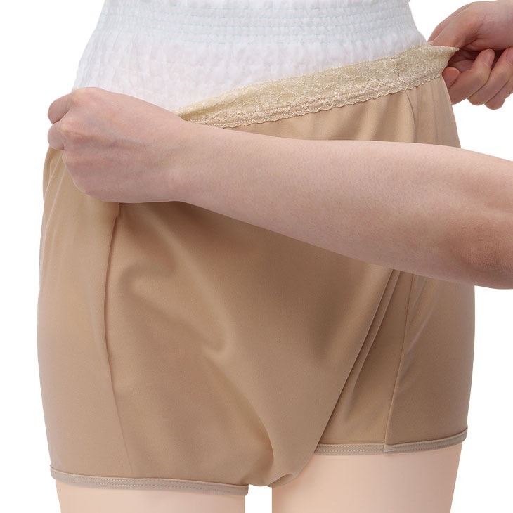 深ばき防水ショーツ同色3枚組 同サイズ