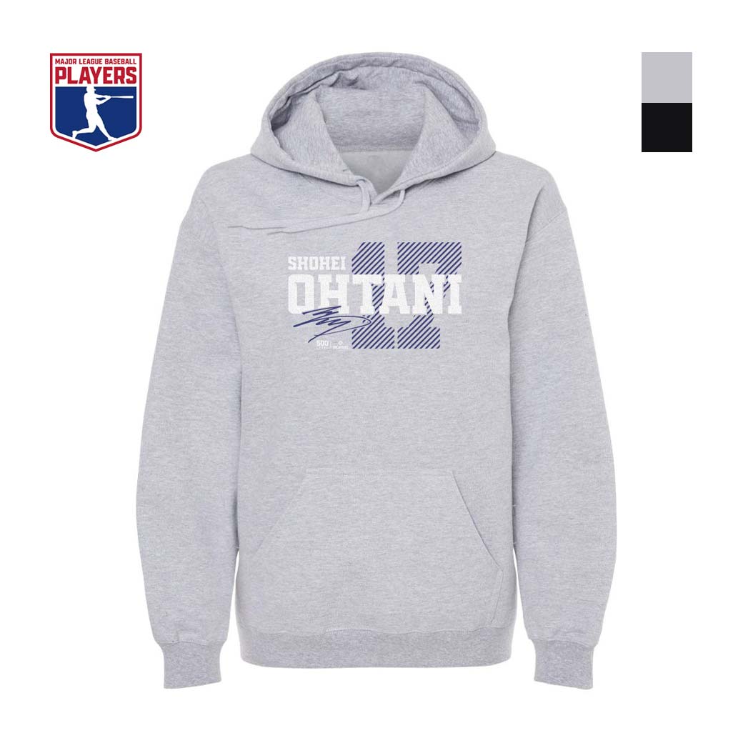 MLBPA公式ライセンス 大谷翔平 グラフィックパーカー ナンバー＆サイン柄