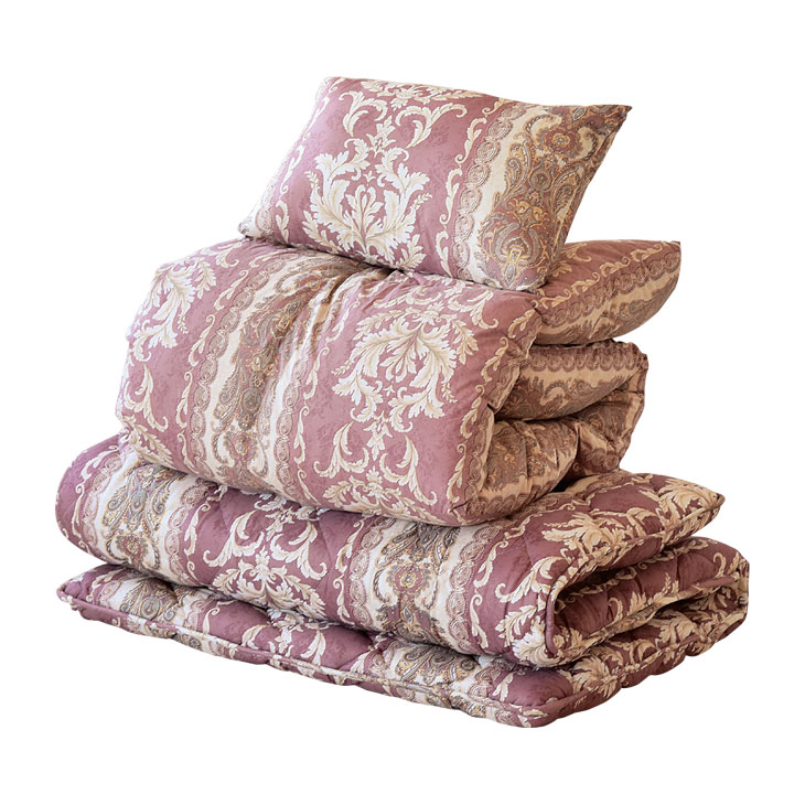 エクセルゴールドラベル付き 日本製 ホワイトダックダウン90% 羽毛布団4点セット