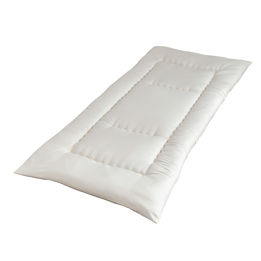 日本製 防ダニ・抗菌防臭加工 洗える敷布団 アイボリー シングル