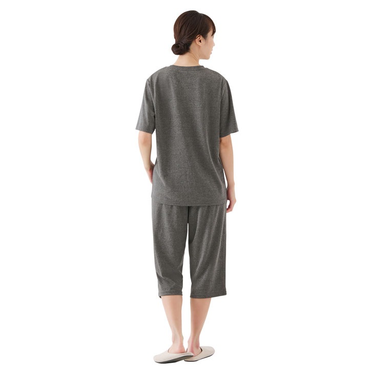 リカバリーウェア レディース 半袖シャツ+ハーフパンツ 上下セット 一般医療機器