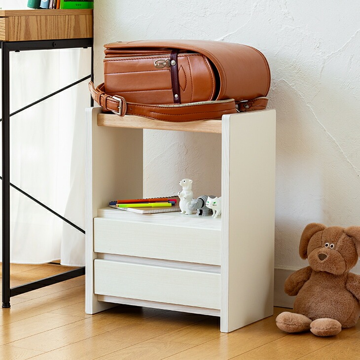 大川産 職人が作る ラック付きチェスト