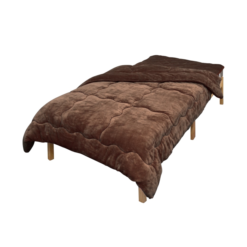 ファミラ 5層構造トリプルウォームぽかぽか 毛布布団セット 掛布団+敷パット シングル