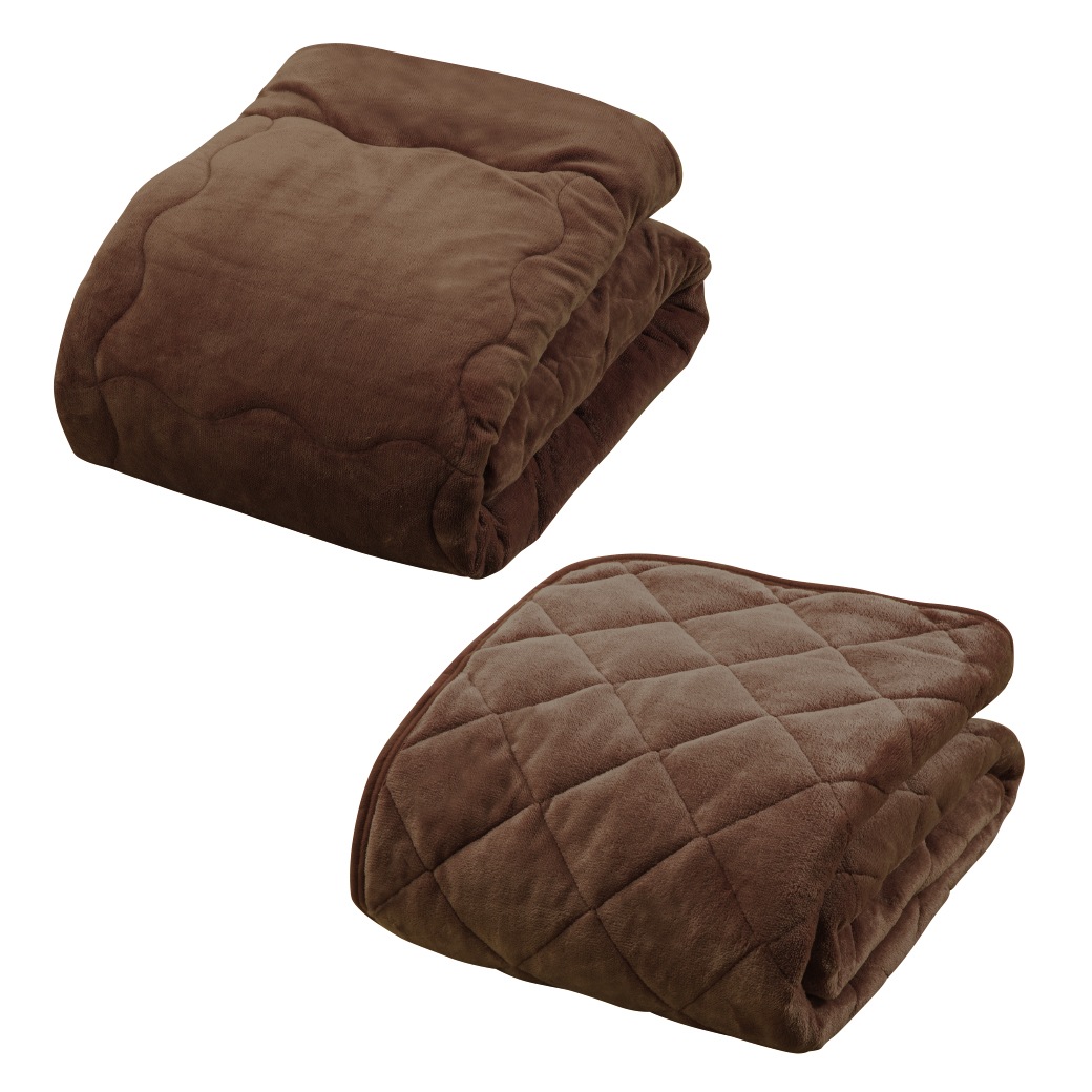 ファミラ 5層構造トリプルウォームぽかぽか 毛布布団セット 掛布団+敷パット シングル