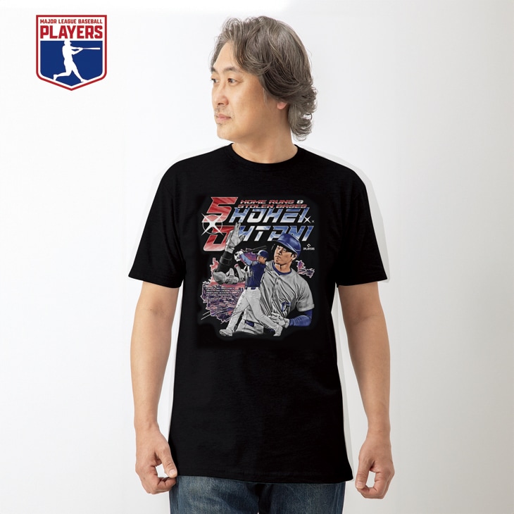 大谷翔平　Tシャツ MLB公式 楽天市場】50/50 野球 ドジャース 大谷翔平 Tシャツ MLB