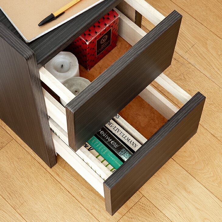 大川産 職人が作る スリムワゴンチェスト