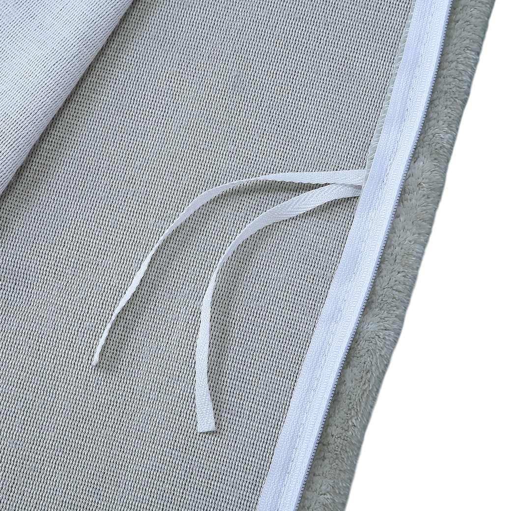 掛布団カバーになる衿付マイヤー2枚合わせ毛布