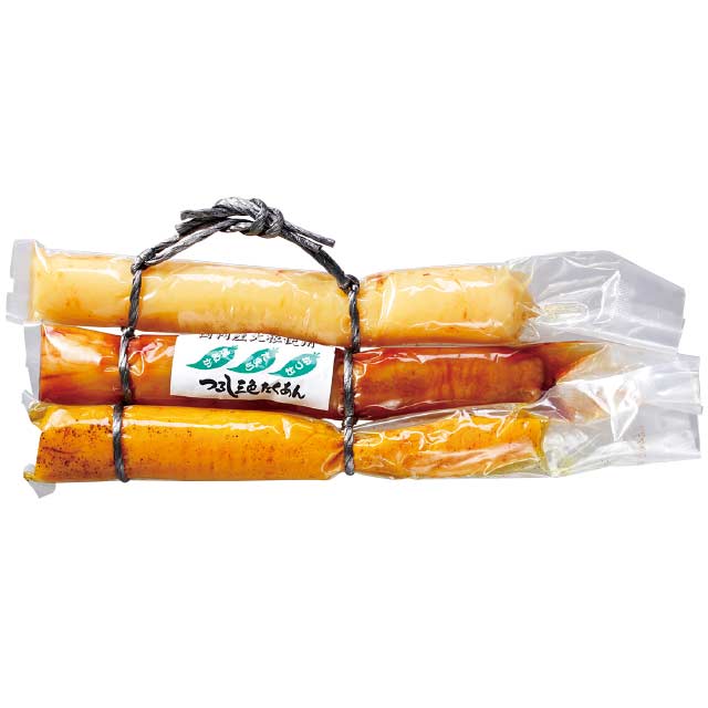 国産つるし三色たくあん 各種200g×4セット｜ファミリー・ライフ公式通販