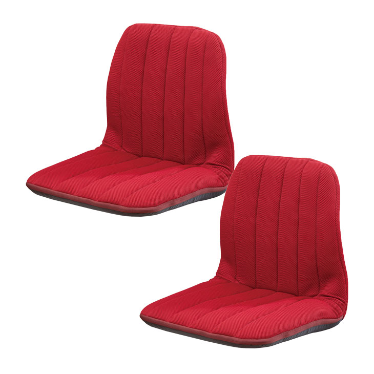 背筋サポートリクライニングチェア 同色2個組｜ファミリー