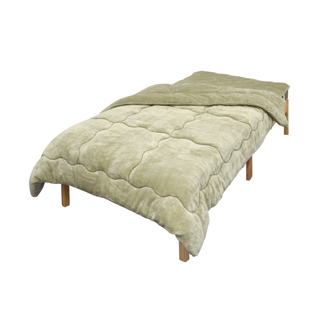 ファミラ 5層構造トリプルウォームぽかぽか 毛布布団セット  掛布団+敷パット  セミダブル