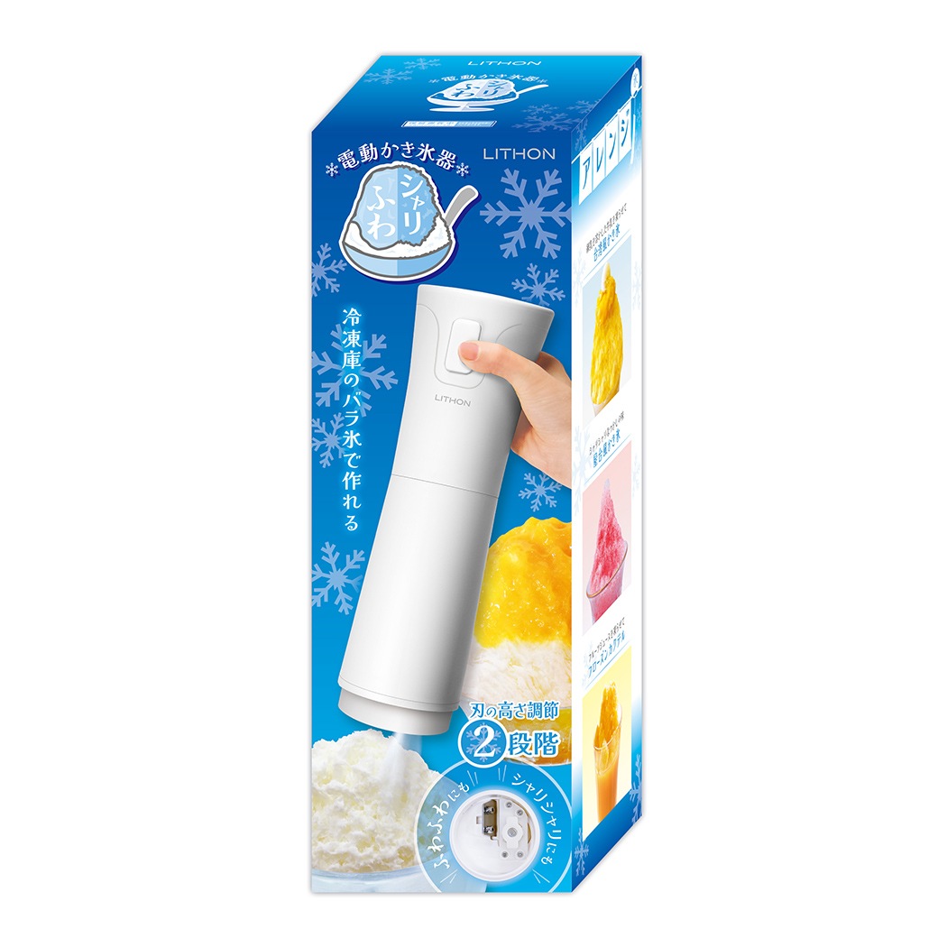 電動かき氷 シャリふわ KDDE-010W｜ファミリー・ライフ公式通販