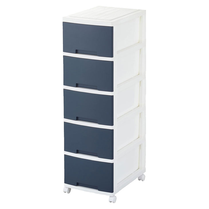 スリム収納BOX 5段