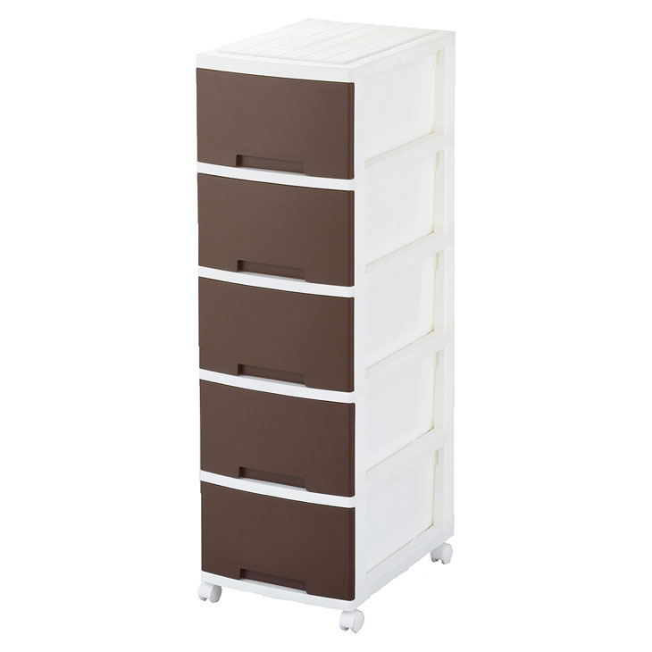 スリム収納BOX 5段