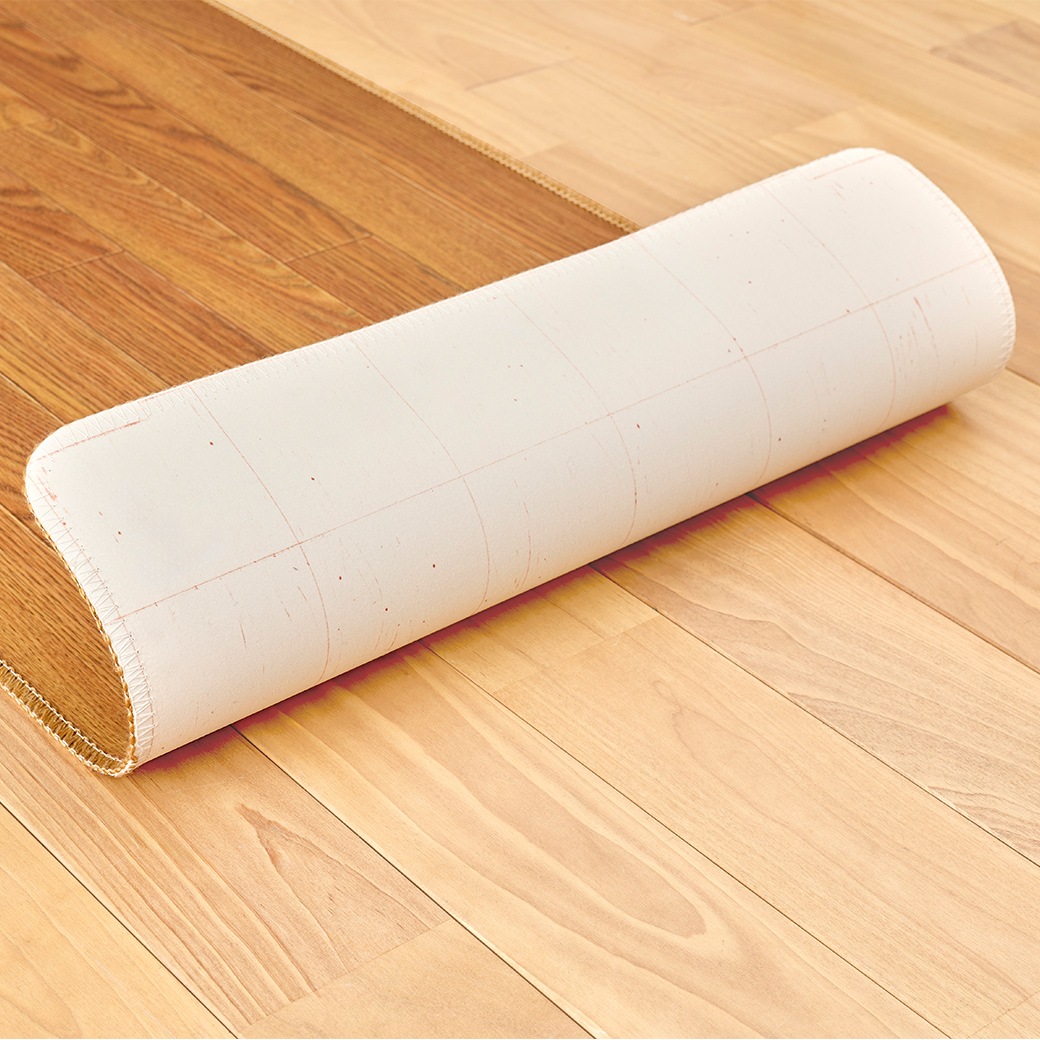 抗菌防臭加工木目調塩ビキッチンマット 60×300cm
