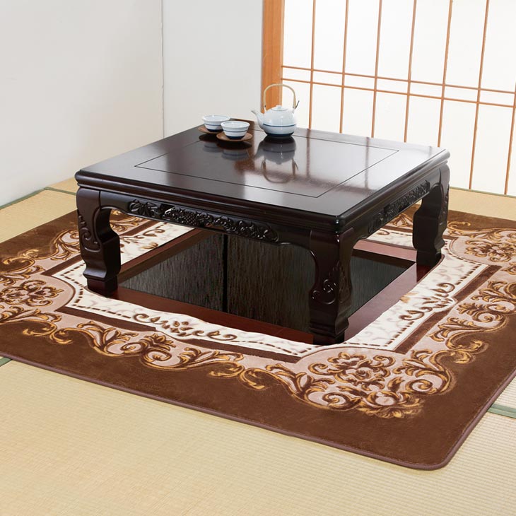 洗えるカービンク加工堀こたつ用カーペット 200×300cm｜ファミリー