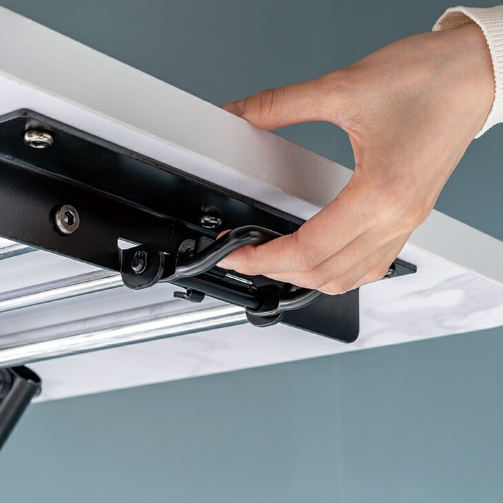 らくらく昇降式テーブル 無段階昇降 完成品