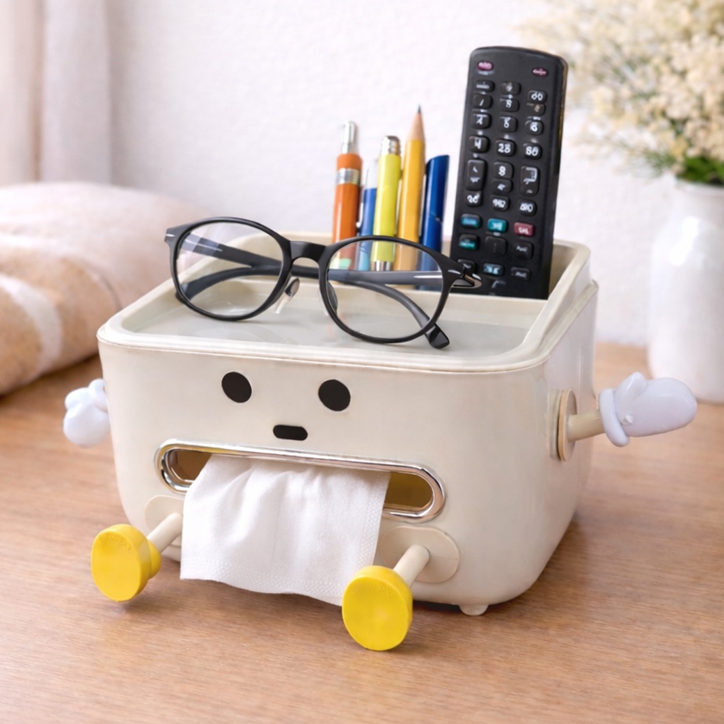 おすわりティッシュくん