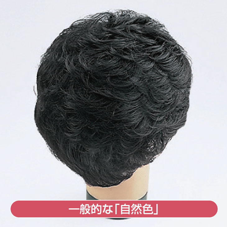 人毛100％カールショート おしゃれかつら