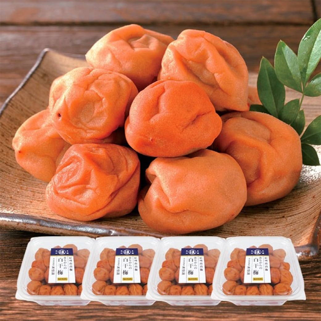 紀州南高梅 お徳用無添加白干 梅 1.6kg 400g×4パック｜ファミリー