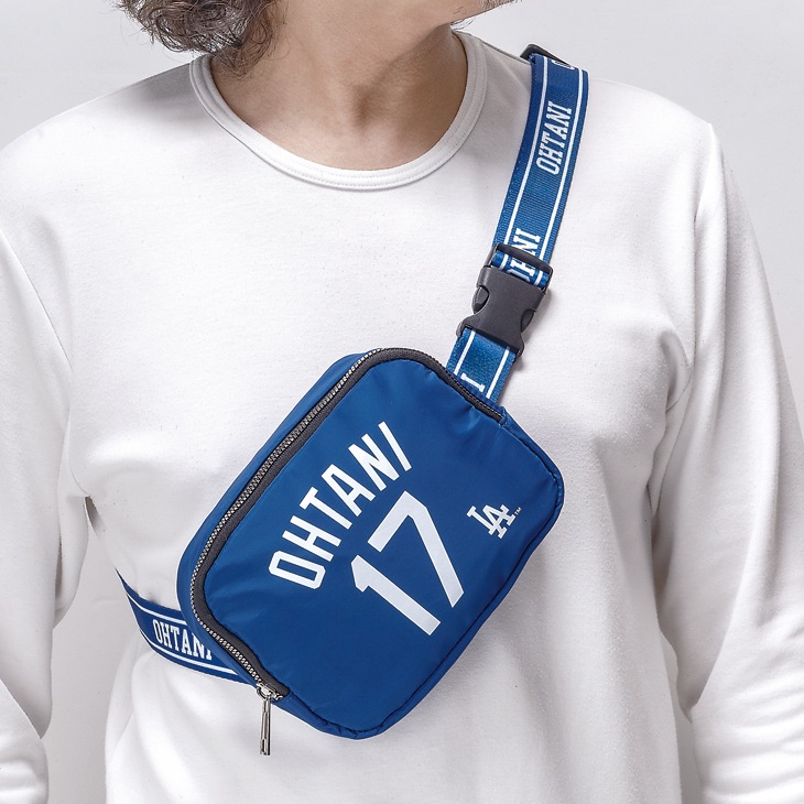 MLB公式ライセンス 大谷翔平ドジャースショルダーバッグ ラージサイズ