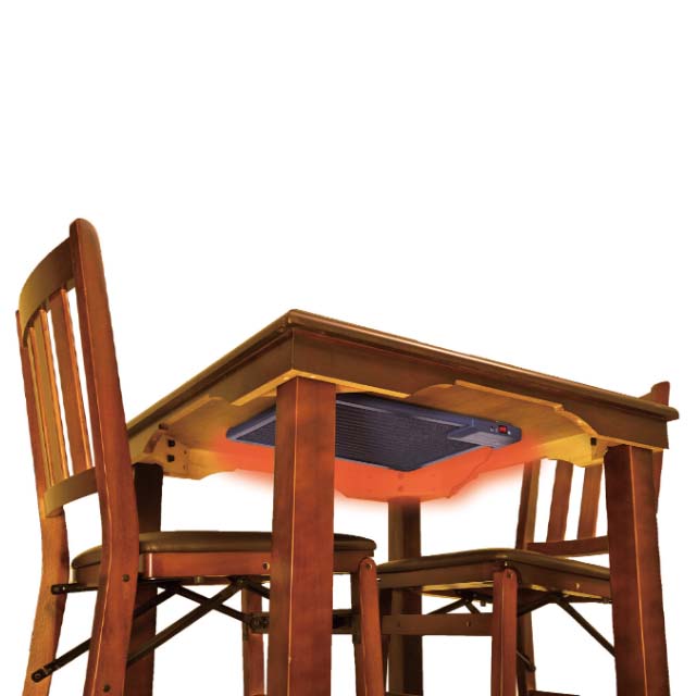 タイマー付きテーブルヒーター