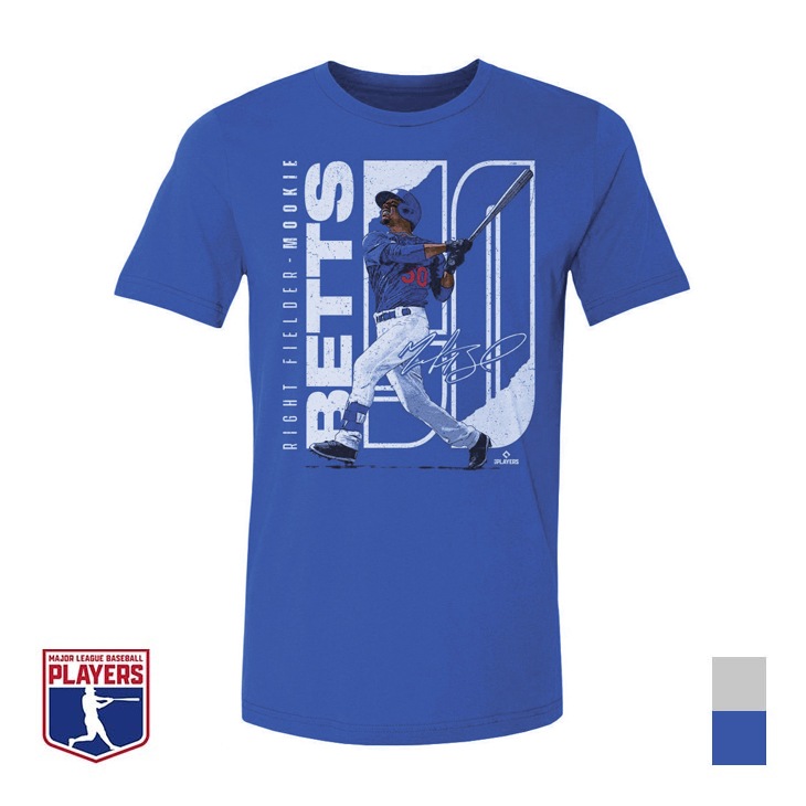 MLBPA公式ライセンス MVPトリオ グラフィック Tシャツ ムーキー・ベッツ 配送日指定不可