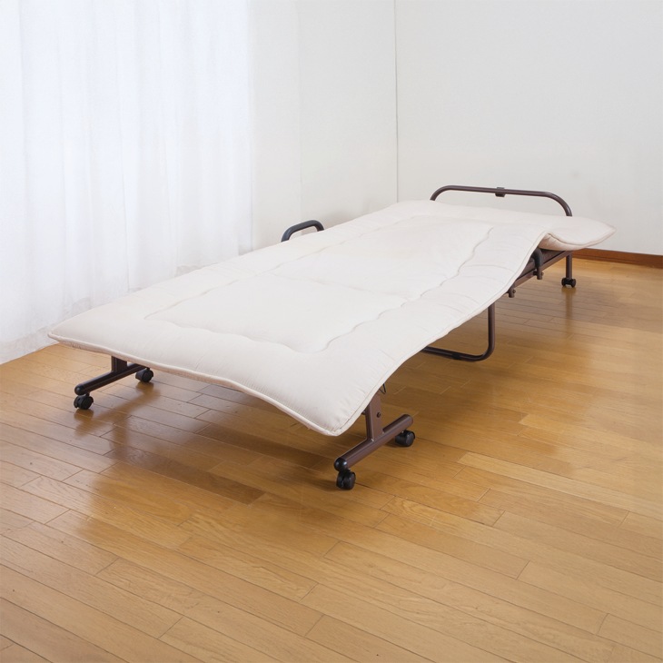 日本製 折りたたみベッド用3層構造敷布団