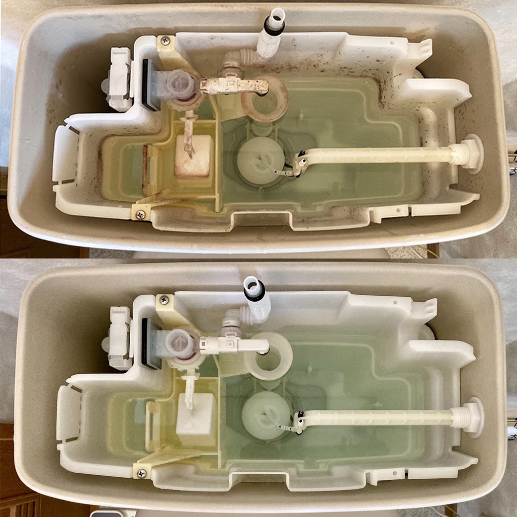 「輝きが戻る」トイレタンクの洗浄剤 16包