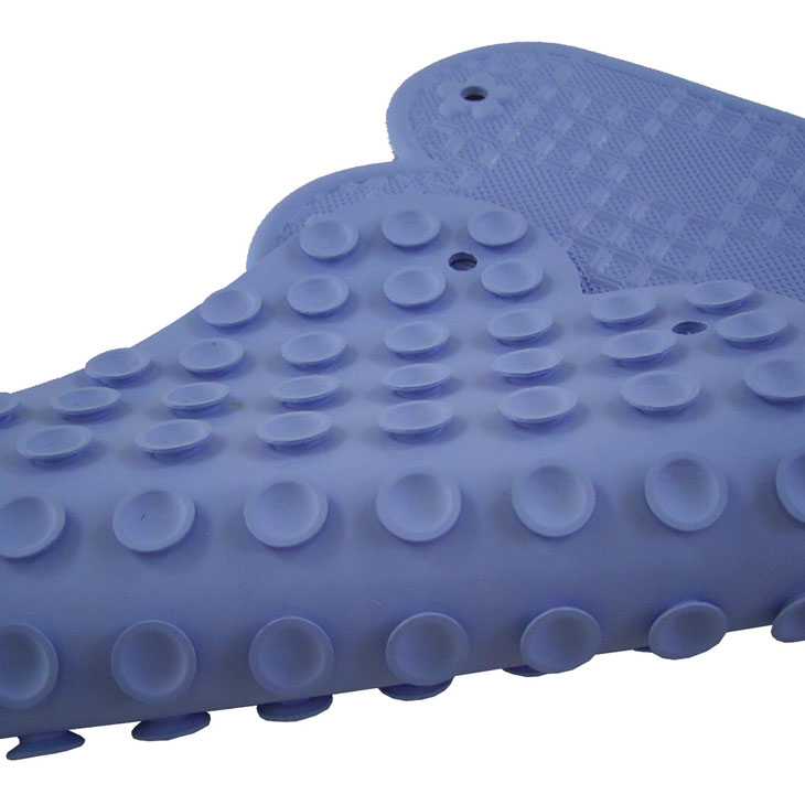 浴槽安心マット2枚組 ブルー 浴槽マット・手すりマット