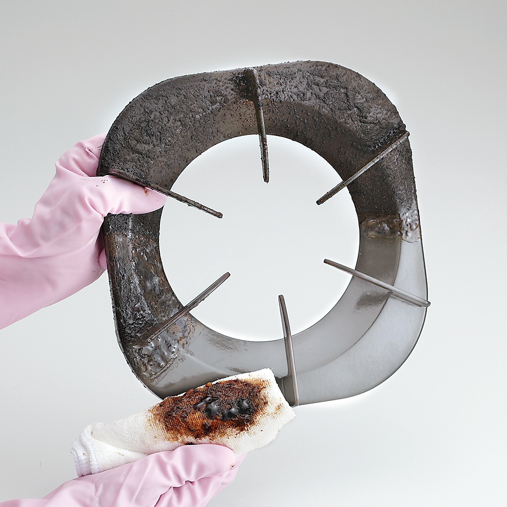 コゲ取り名人 ガス火用2本組