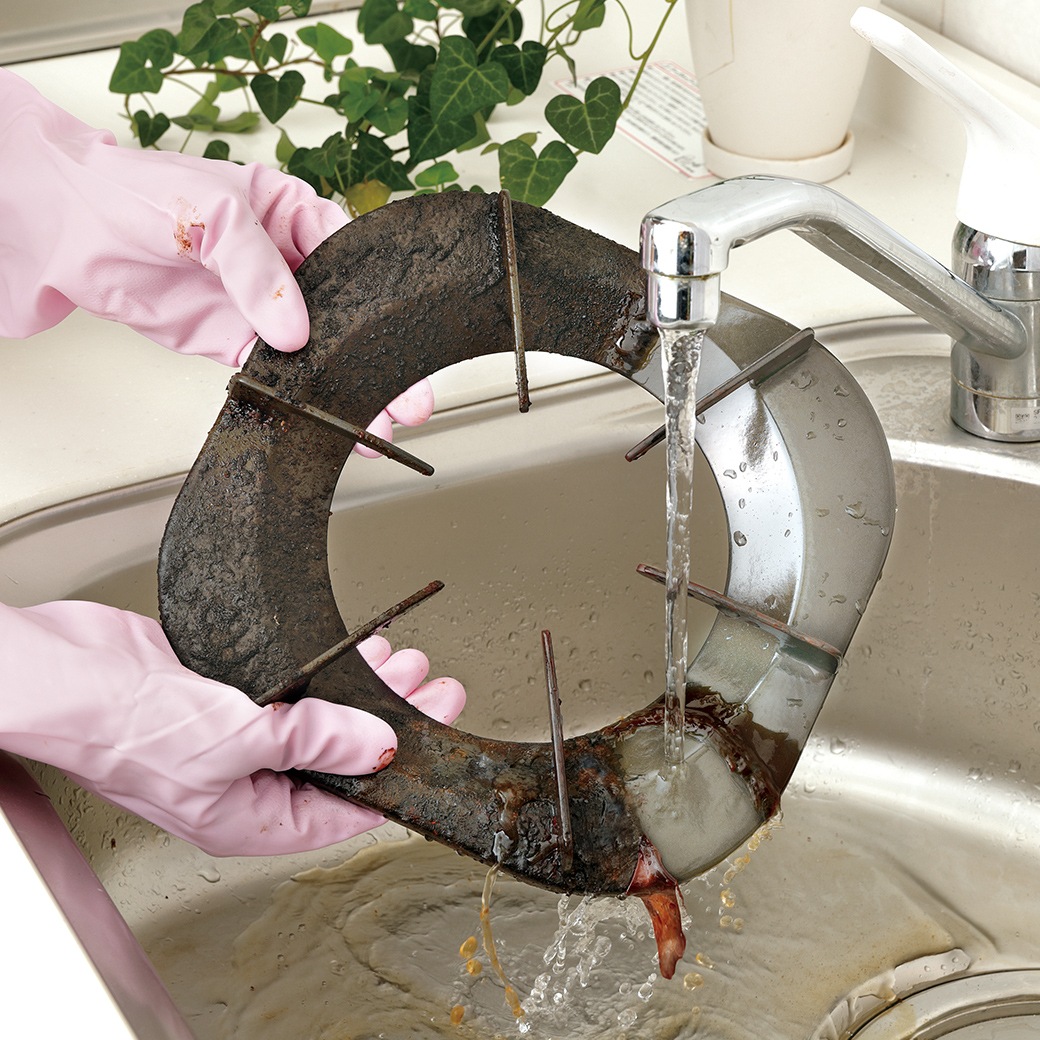 コゲ取り名人 ガス火用2本組