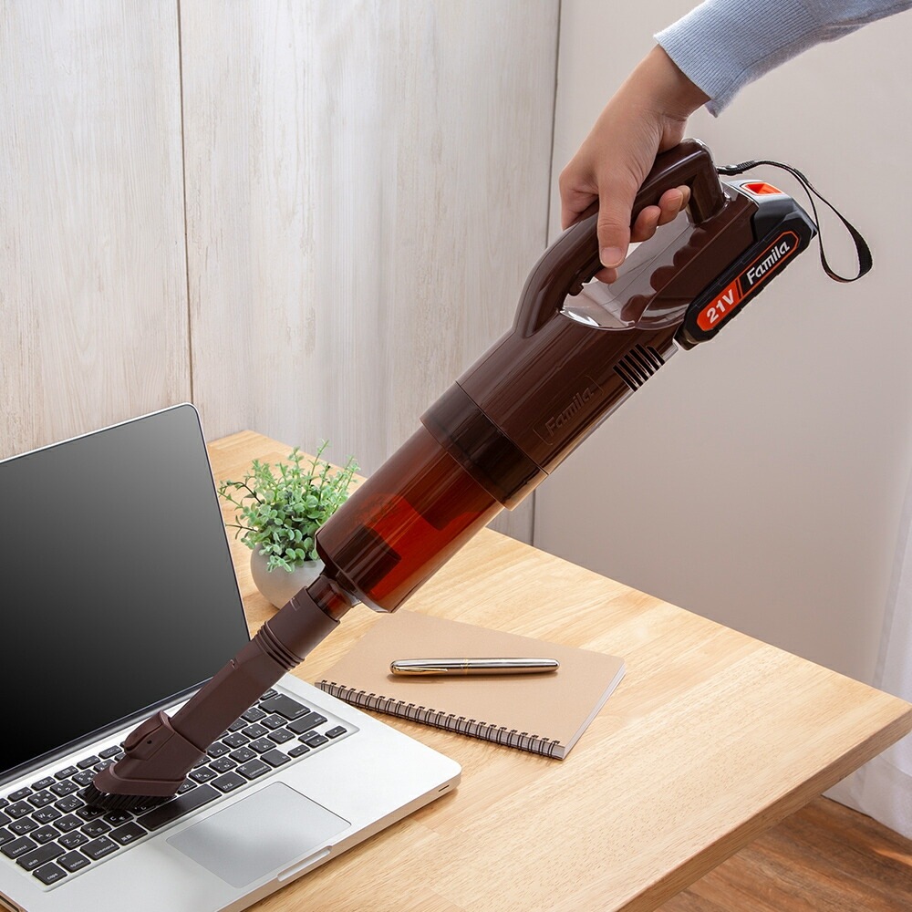 ファミラ 充電式コードレスハイパワークリーナー スティッククリーナー