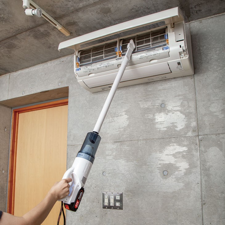 ファミラ 充電式コードレスハイパワークリーナー スティッククリーナー コードレス掃除機 6点セット