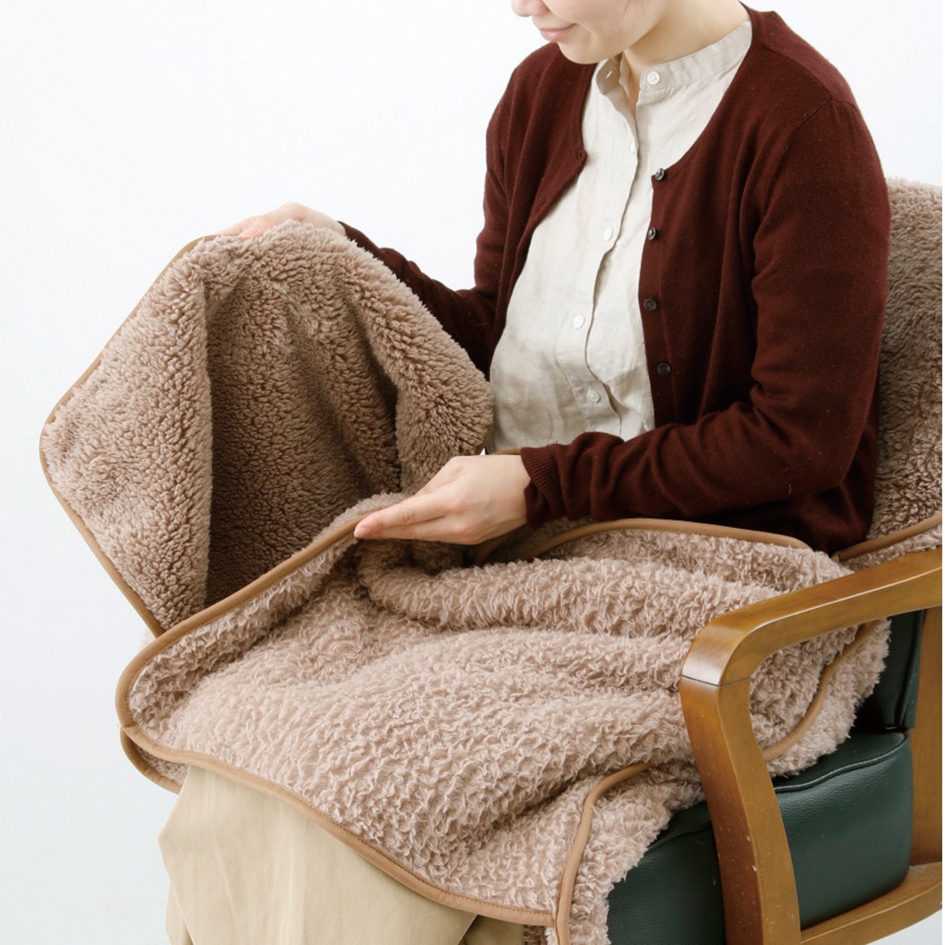 極暖 包み込まれるチェアカバー 2枚組