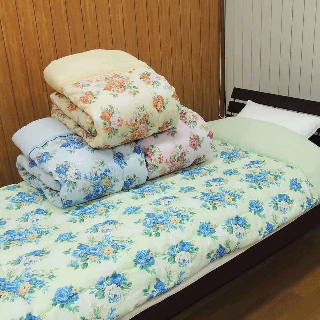 色おまかせ 日本製 防ダニ・抗菌防臭加工 ガーゼ肌布団 ダブル180