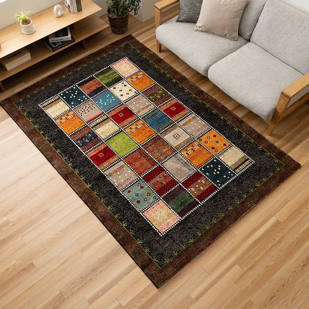 トルコ製ウィルトン織カーペット アンタルヤ 133×190cm｜ファミリー