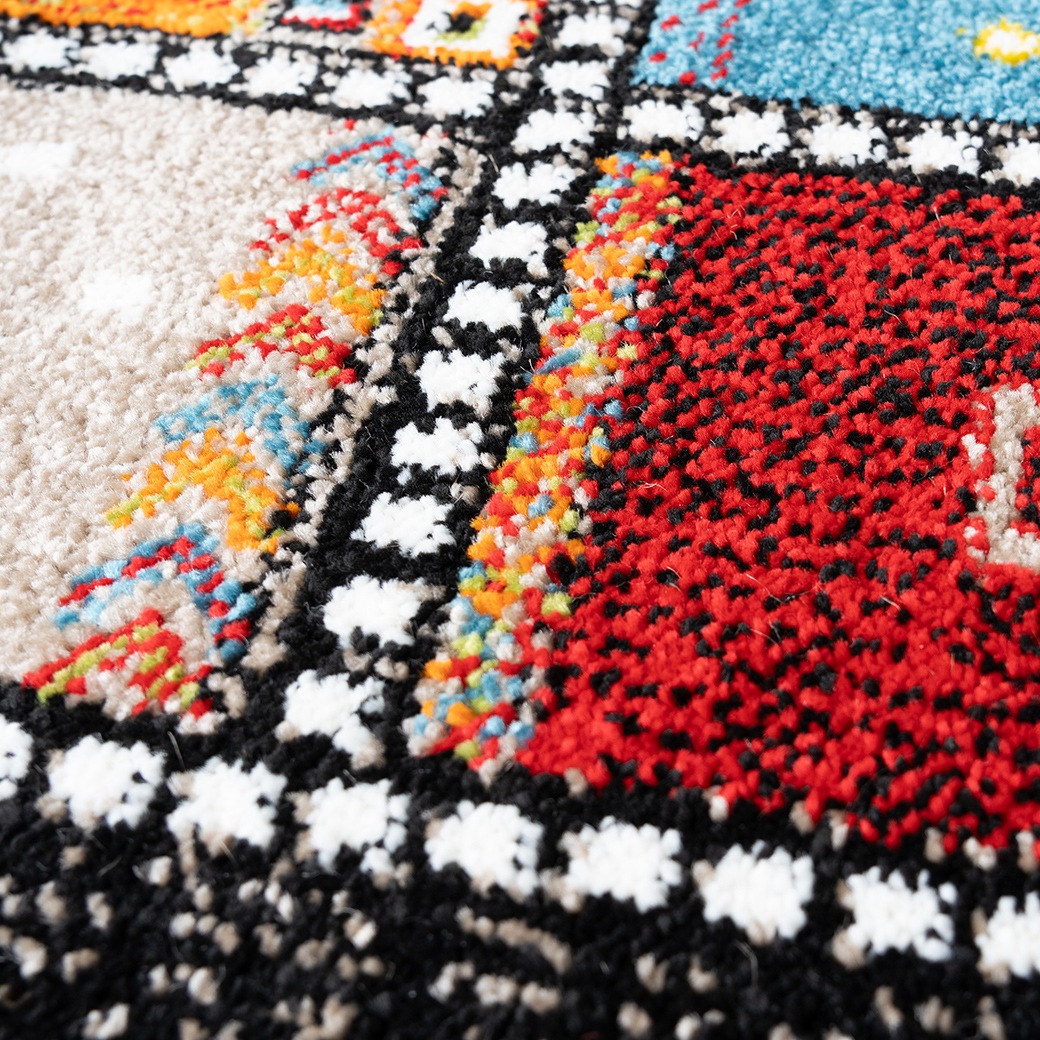 トルコ製ウィルトン織カーペット アンタルヤ 133×190cm｜ファミリー