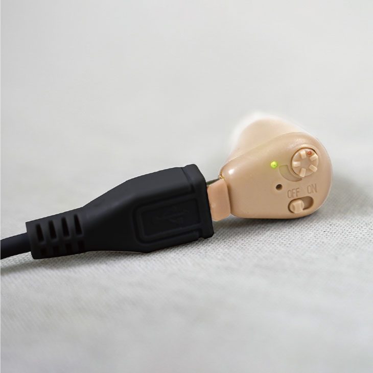 充電式楽らく耳穴集音器 音響さん 2個組