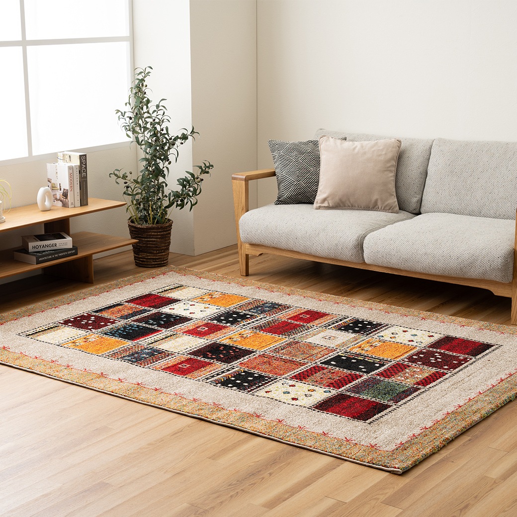 トルコ製ウィルトン織カーペット アンタルヤ 160×230cm｜ファミリー