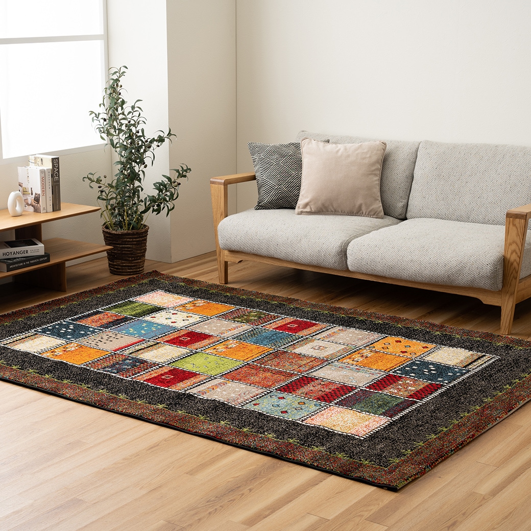 トルコ製ウィルトン織カーペット アンタルヤ 160×230cm｜ファミリー